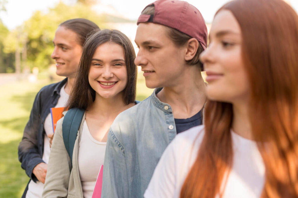 Young adult group photo