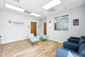 Admissions seating area in BasePoint BreakThrough facility