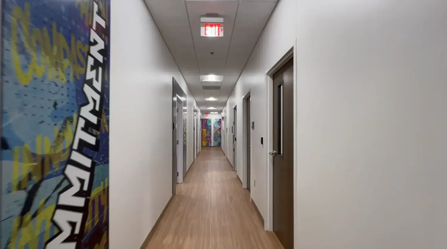basepoint-academy-arlington-hallway