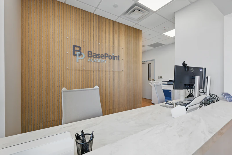 basepoint academy frisco teen mental health facility admissions desk area